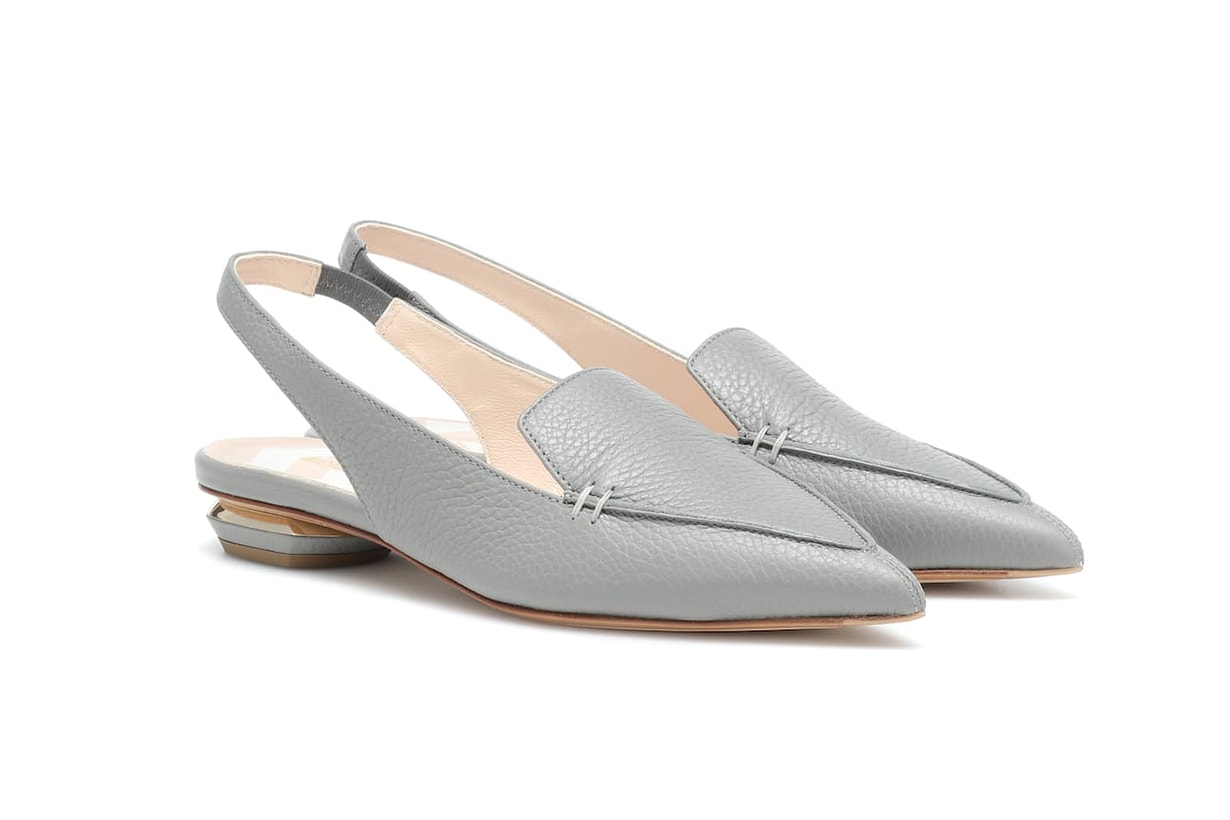 NICHOLAS KIRKWOOD Beya Leather Slingback Slippers