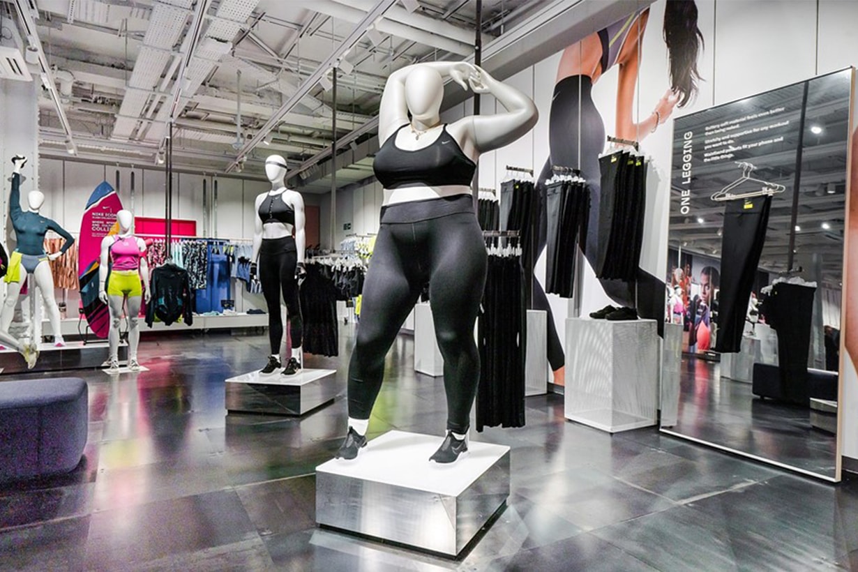 Nike’s plus-size mannequin model flagship London