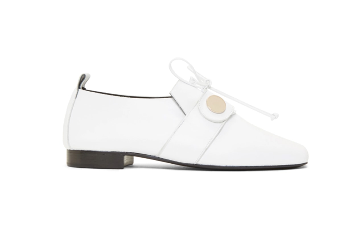 Pierre Hardy White Penny Loafers