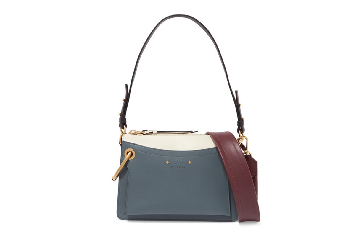 Roy Day Small Leather and Suede Shoulder Bag