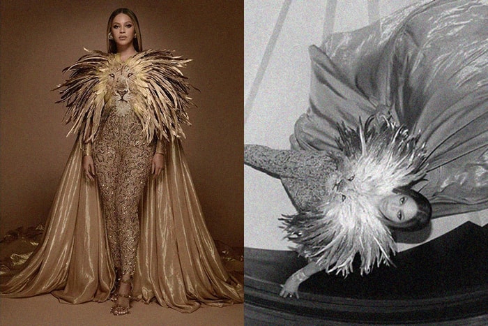 Beyoncé 與真人版《獅子王》關係密切，日前這一身華麗禮服引起熱議！