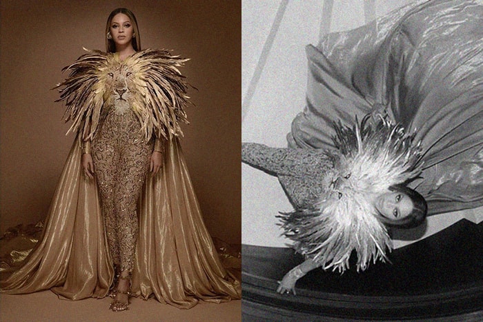 Beyoncé 與真人版《獅子王》關係密切,日前這一身華麗禮服引起熱議!