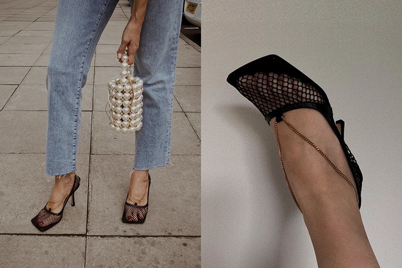Bottega Veneta square toe shoes