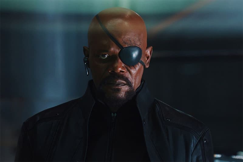 spider man far from home nick fury blind eyes poster mistake Samuel L Jackson