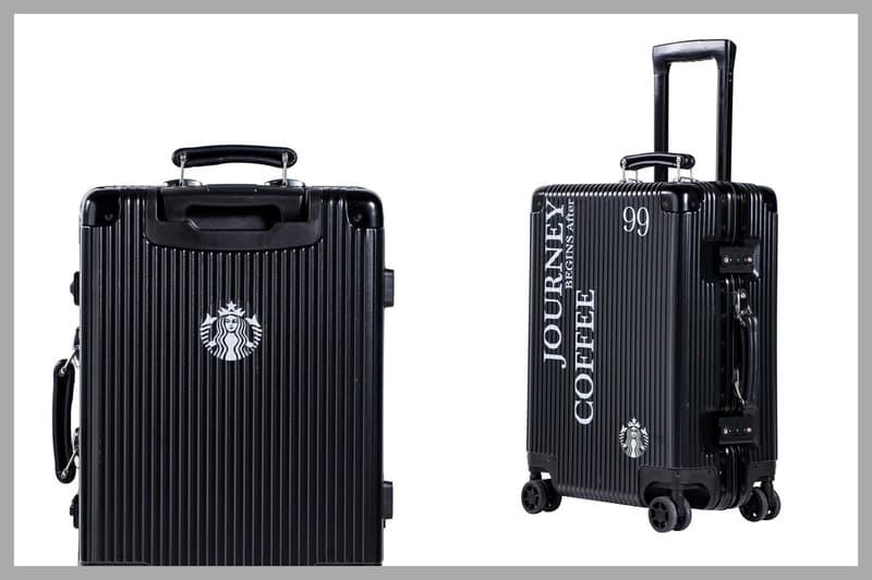 starbucks suitcase luggage limited coffee journey 2019 taiwan