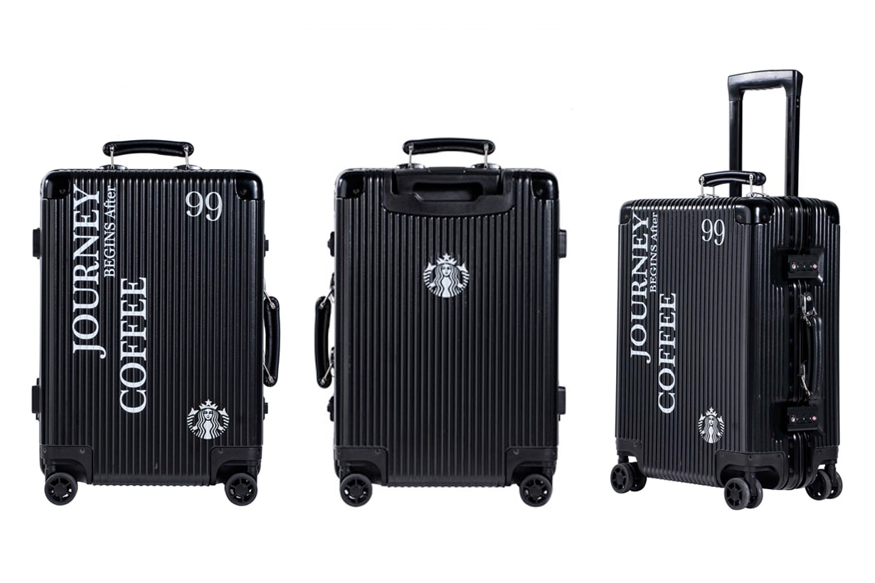 starbucks suitcase luggage limited coffee journey 2019 taiwan
