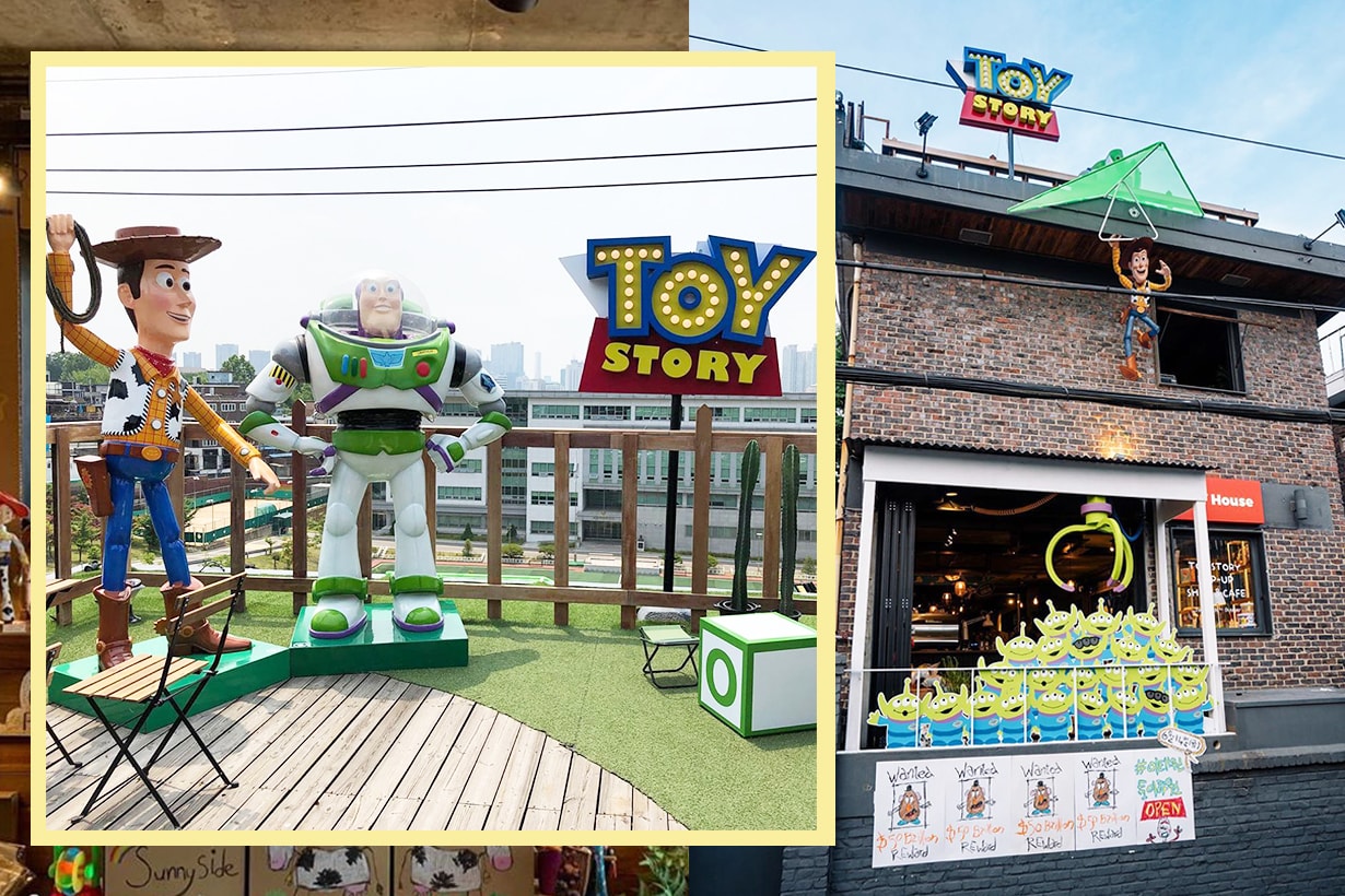 Toy story 4 disney movie Woody Buzz Bo Peep Forky Korea Itaewon Toy House Cafe Instagram Instagrammable Travel spots