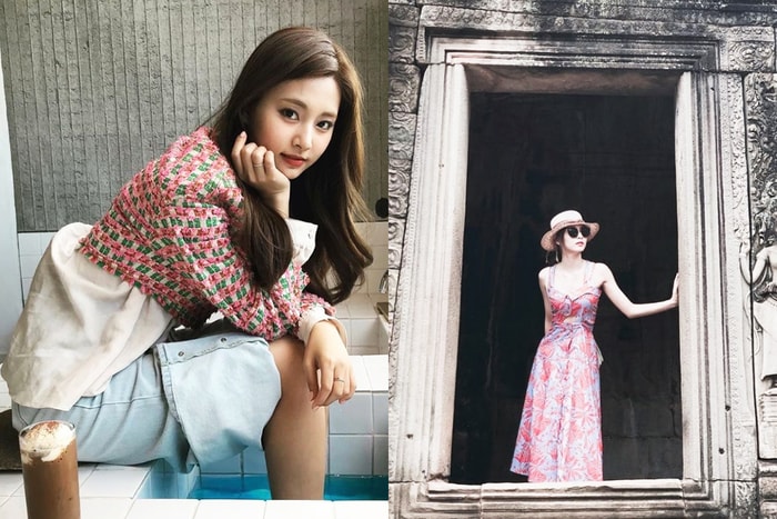 TWICE 周子瑜上載素顏渡假照片,更展現最新瀏海髮型!