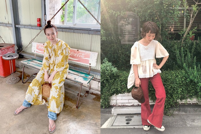 古著不只是一種風格而已,跟著這位透明感日本女生利用「混搭」配出多種 Look!