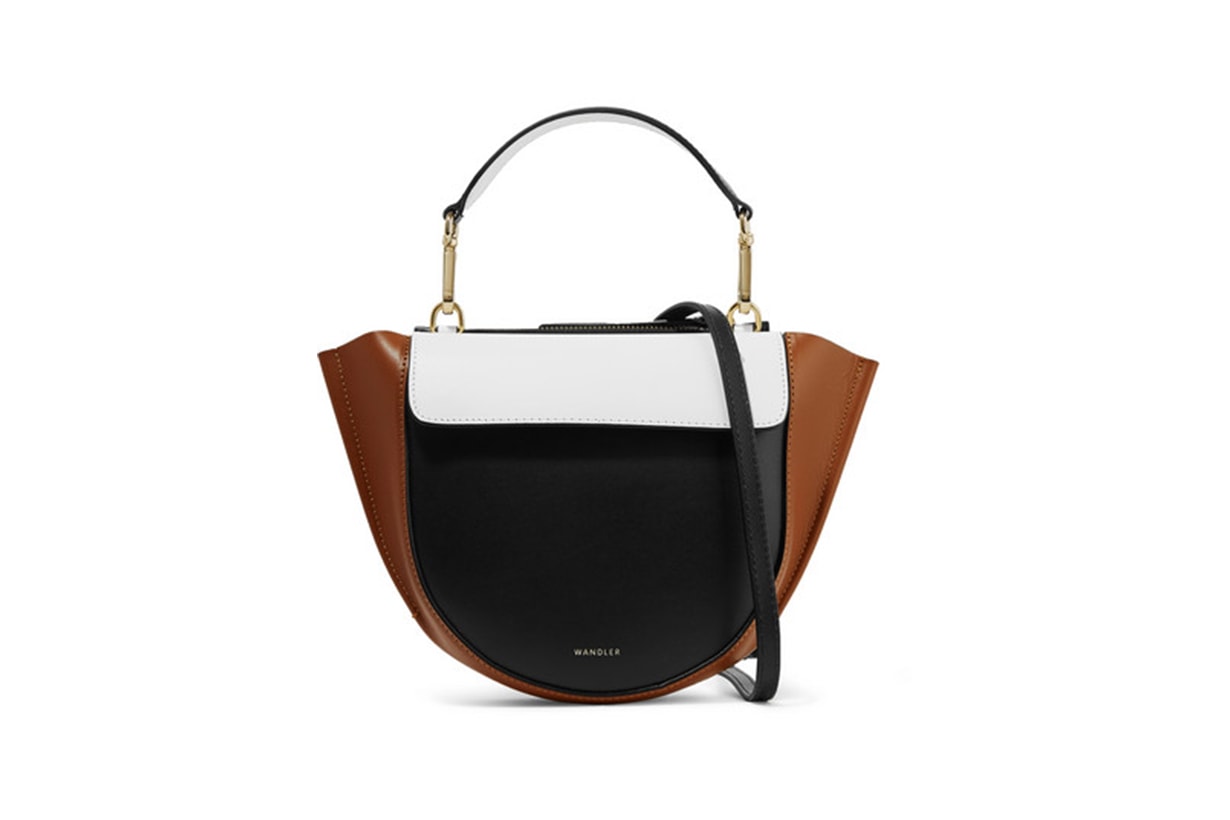 Wandler Hortensia Mini Color-Block Leather Shoulder Bag