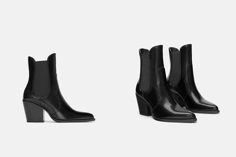 ZARA MID-HEEL COWBOY ANKLE BOOTS