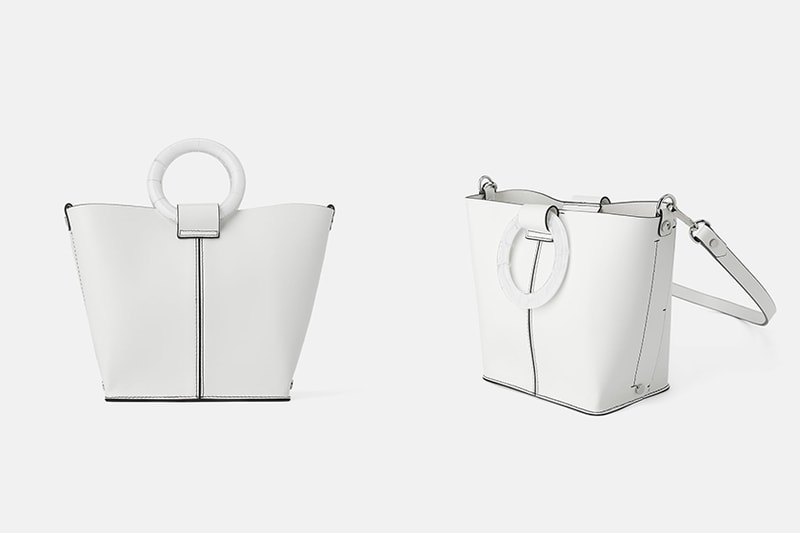 ZARA MINI TOTE BAG WITH METHACRYLATE HANDLE