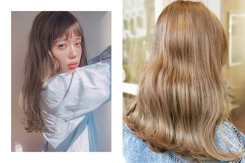 2019 #milkteahair Summer hairstyle Hair Color Trend