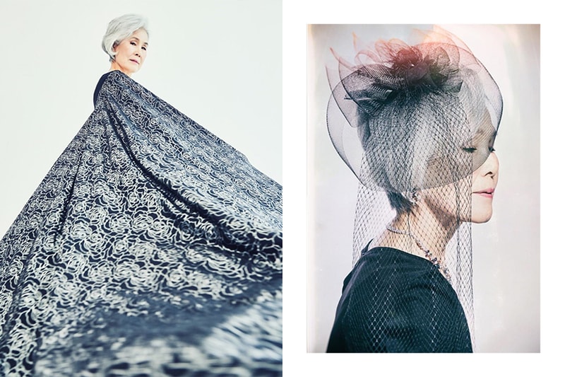 77 years old Korean Fashion model Choi Soon-hwa