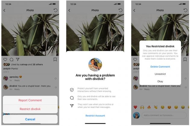 Instagram Fight Against Online Bullying New Step