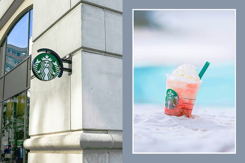 Starbucks Japan Peach Frappuccino PEACH on the Beach