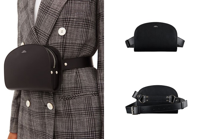 新手袋潮流勢不可擋：A.P.C. 這款腰包正是為喜愛「極簡黑色系」的你所設計！