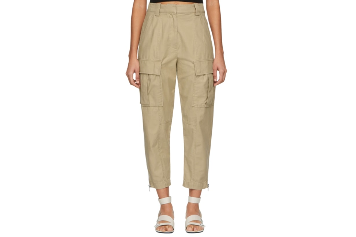 3.1 Phillip Lim Khaki Utility Cargo Trousers