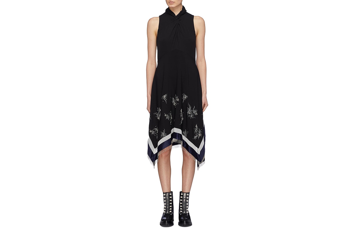 3.1 Phillip Lim Twist Neck Sleeveless Dress