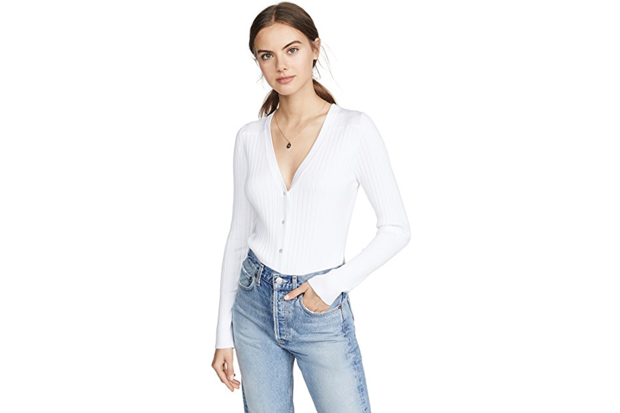 525 America Ribbed Summer Cardigan