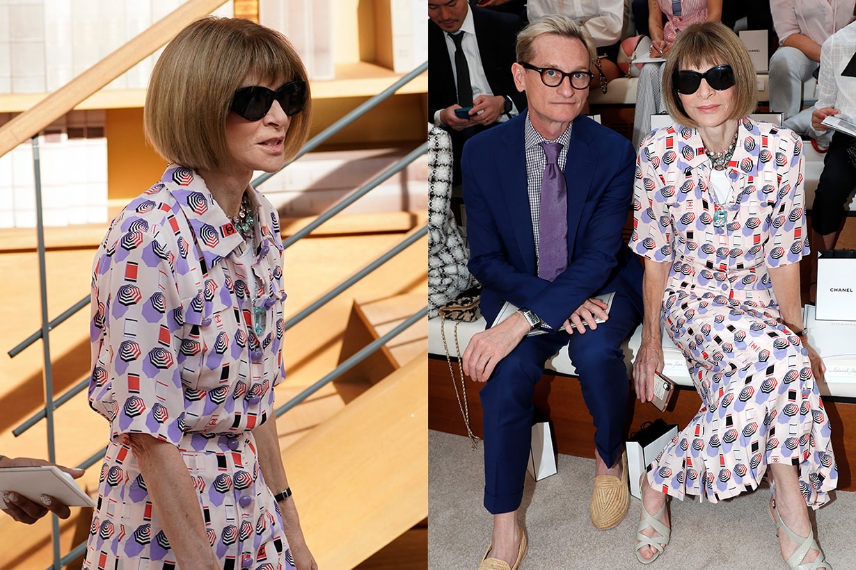 Anna Wintour Chanel Runway White Tee