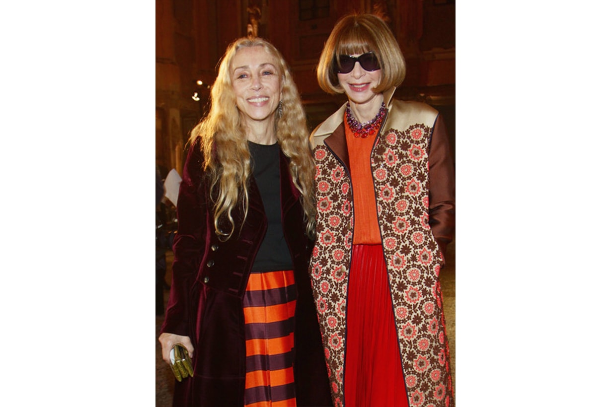 Anna Wintour Orange Outfits Prada