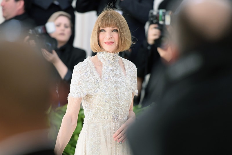 Anna Wintour Met Gala Carpet