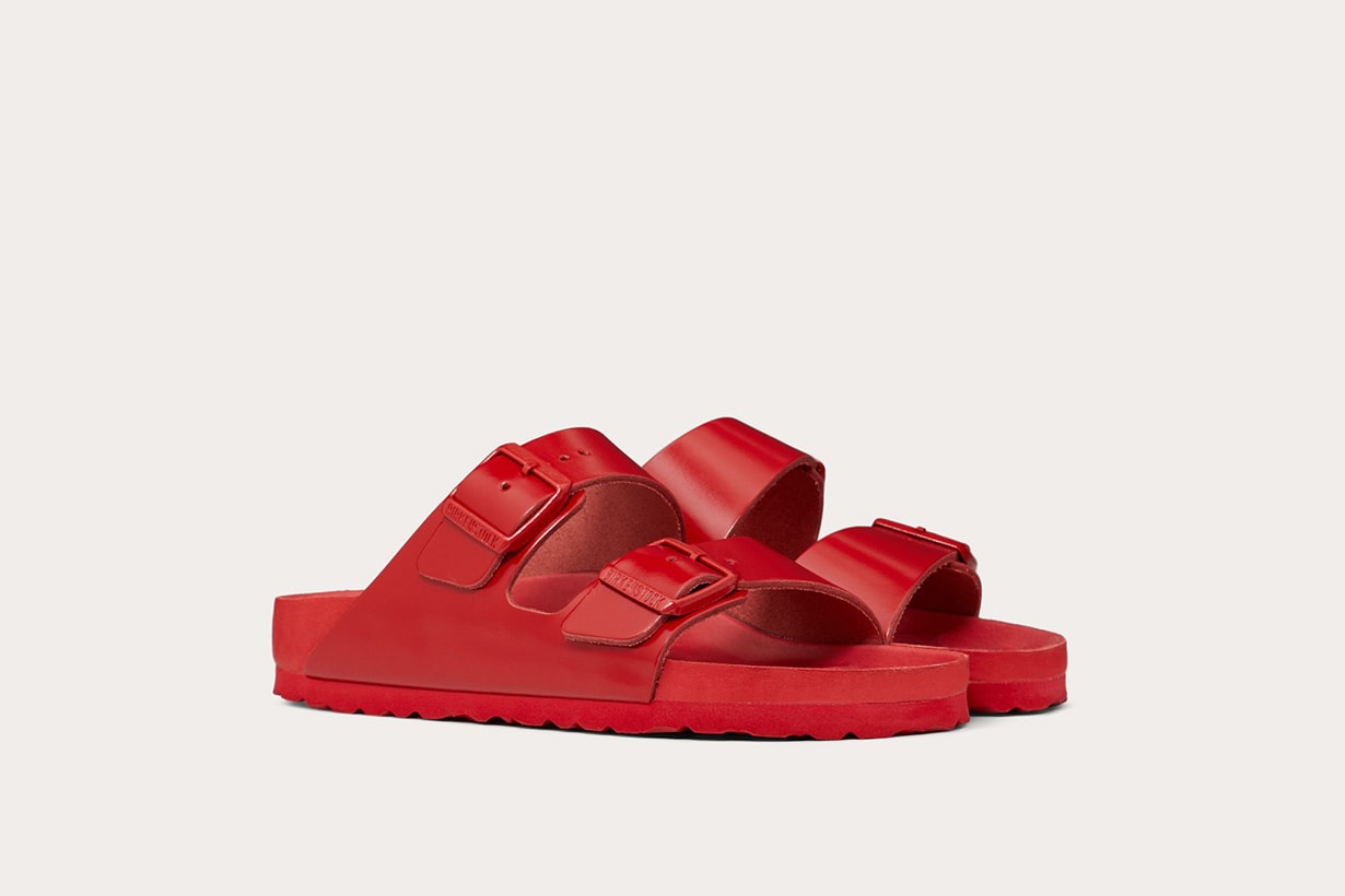 Birkenstock Valentino red sandals