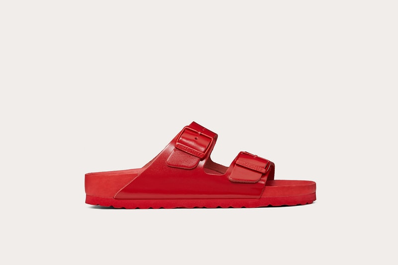 Birkenstock Valentino red sandals