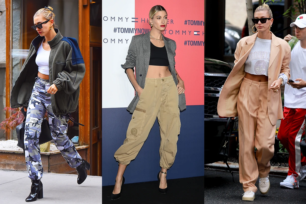 Hailey Baldwin Street Style Crop Top 