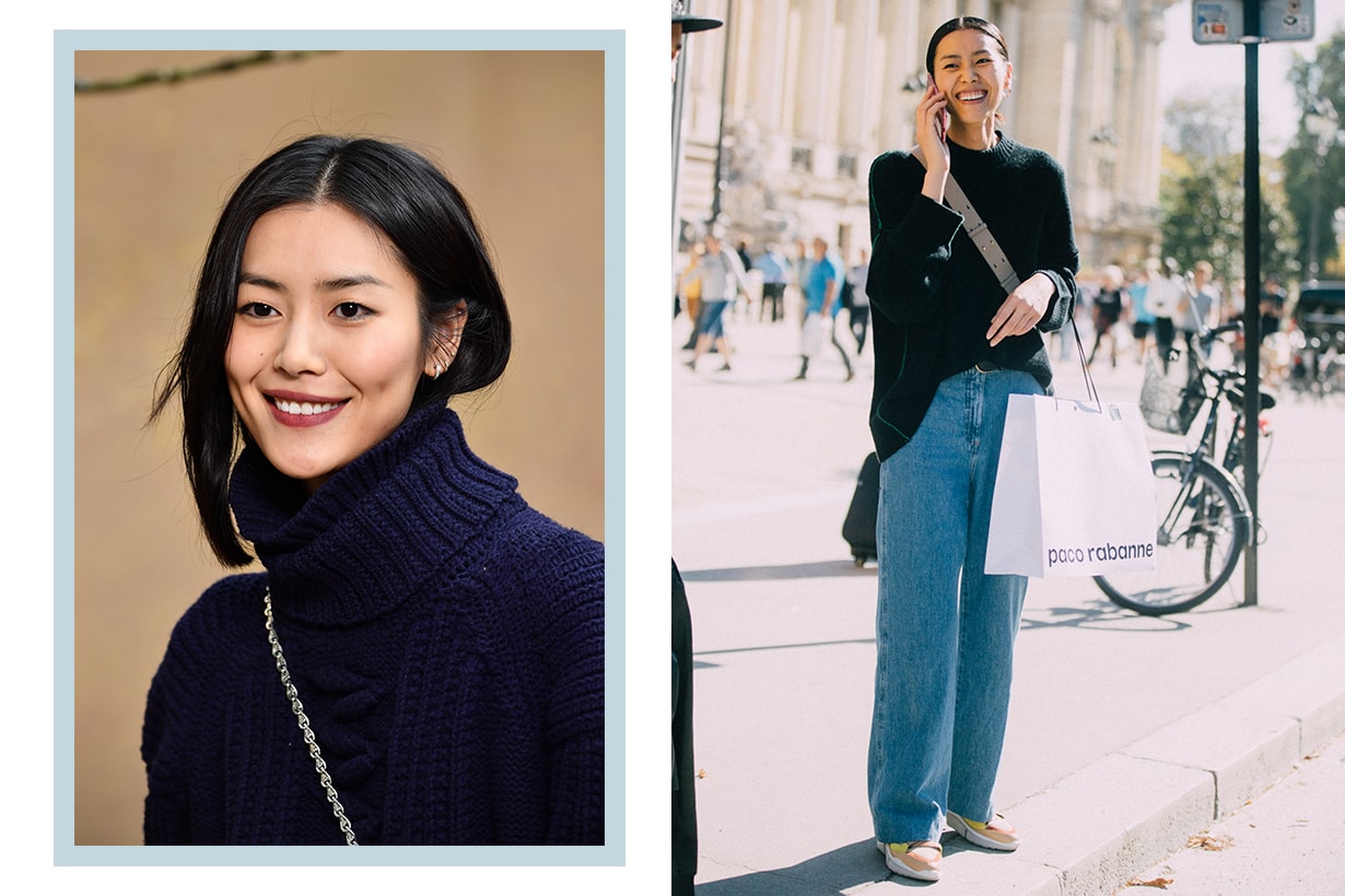 Chinese Supermodel Liu Wen Street Style