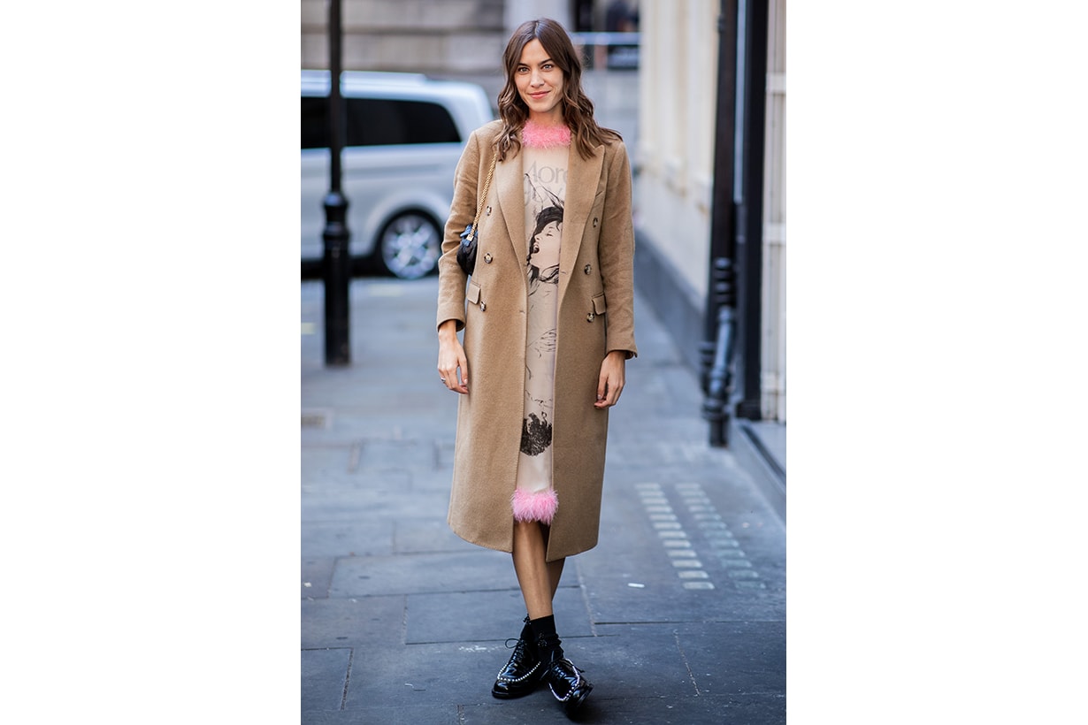 Alexa Chung Oxford Shoes Street Style