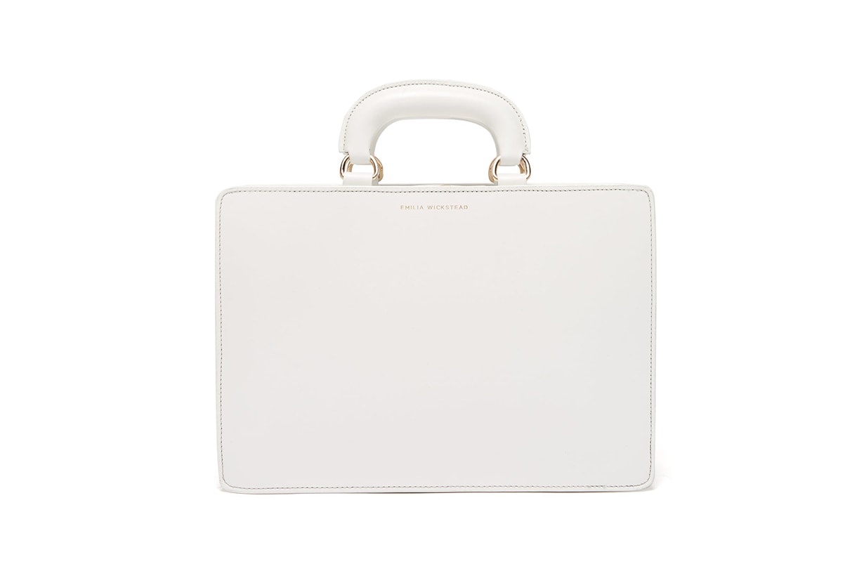 Briefcase-Style Leather Bag