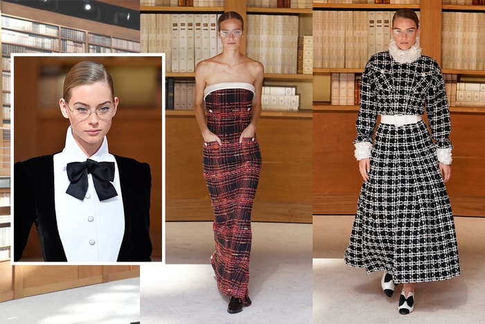 #PFW:高訂造型的點睛之筆!Chanel 將知性復古的文青眼鏡搬上時裝舞台