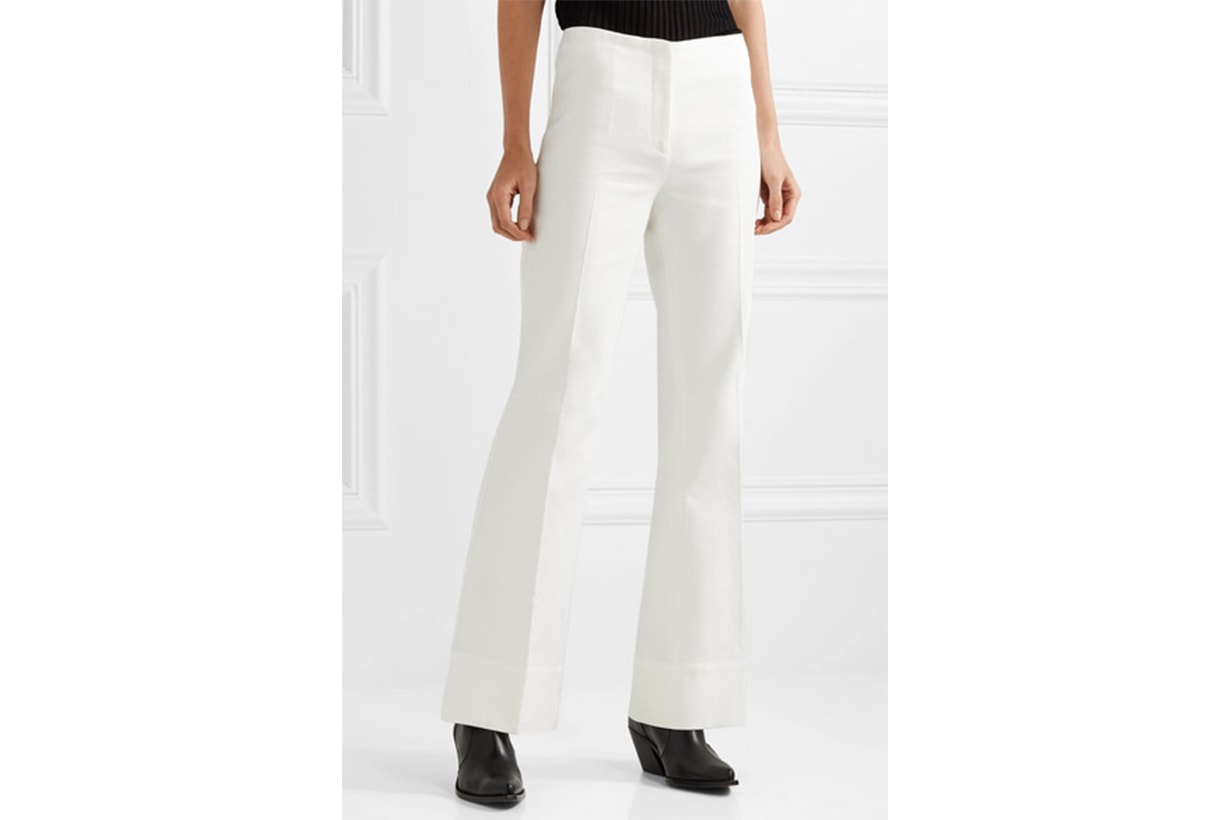 By Malene Birger Cotton-Blend Twill Straight-Leg Pants