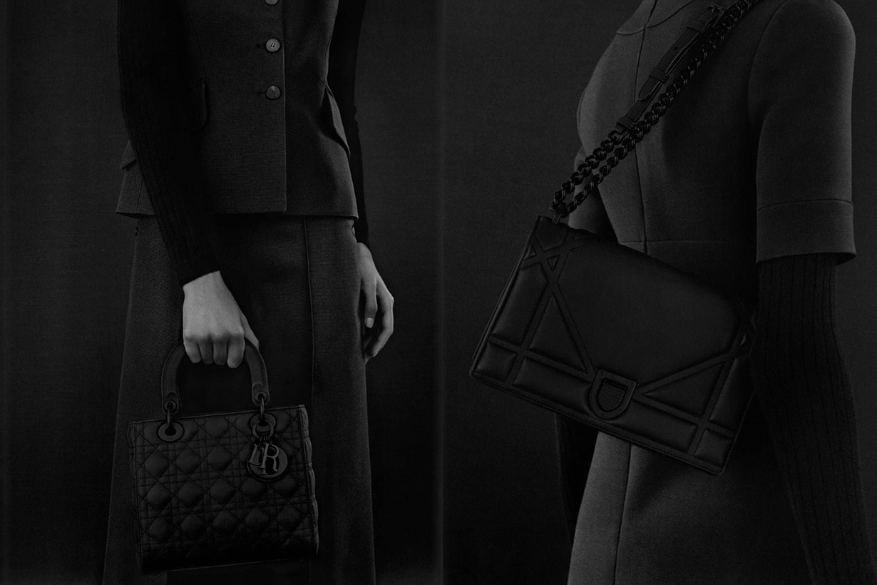 Dior Lady Dior Saddle bags Ultra Matte Black