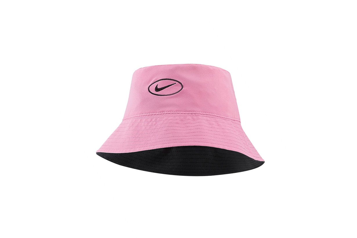 nike sportswear bucket hat pink china rose black 2019 summer