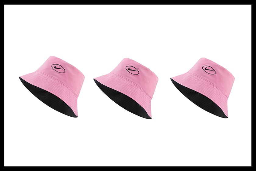nike sportswear bucket hat pink china rose black 2019 summer