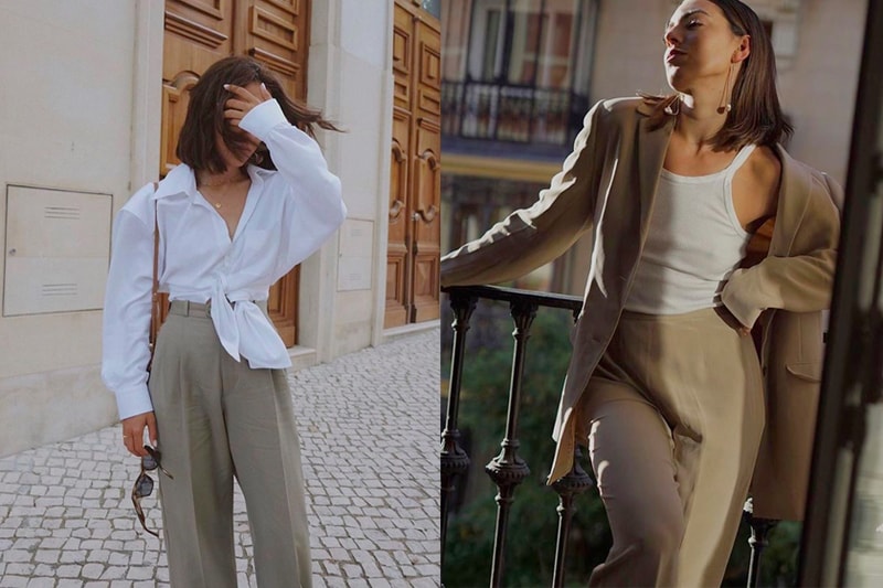 effortless chic vintage shop the level outfits styling inspiration