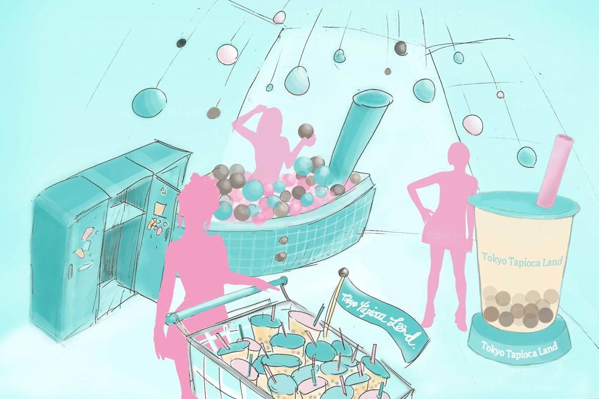 bubble tea boba theme park in Japan tokyo harajuku