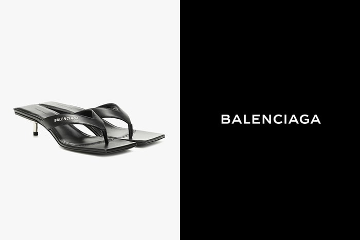 簡約摩登的完美展現:Balenciaga 這雙「高跟人字拖鞋」,將會是下一雙 It Shoes?