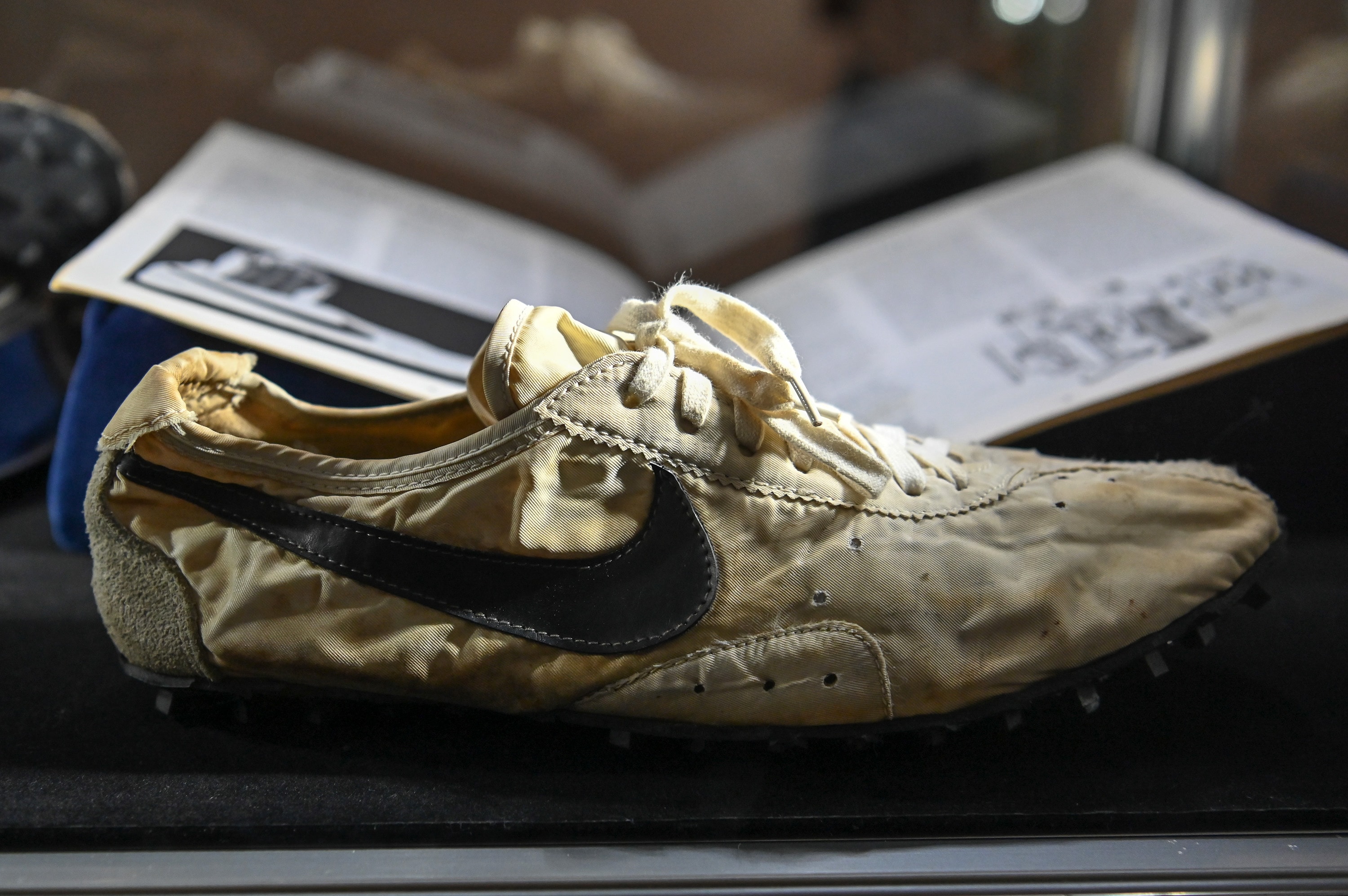 Nike Waffle Racing Flat Moon Shoes Set Sothebys Auction Record