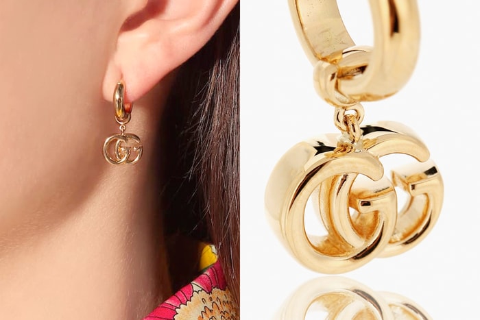 把雙 G Logo 放在耳朵上，Gucci 全新推出的 18K 黃金耳環實在太燒火了！