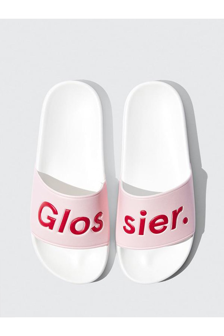 Glossier's Official "GlossiWEAR" Slide Sandals