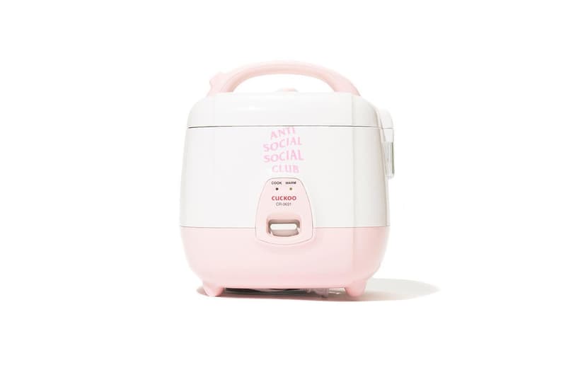 anti social social club logo rice cooker cuckoo
