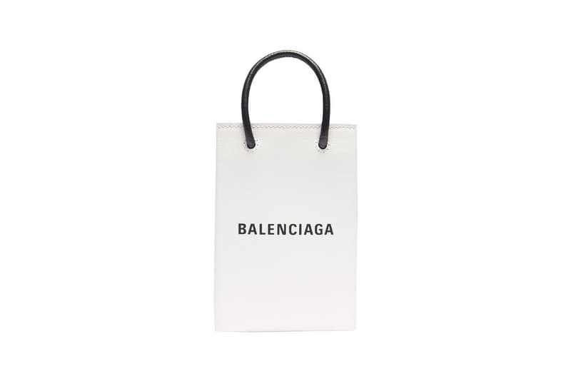 balenciaga phone holder shopping bags