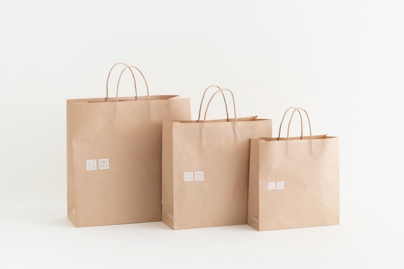 Uniqlo replacing all plastic bags with recycled paper