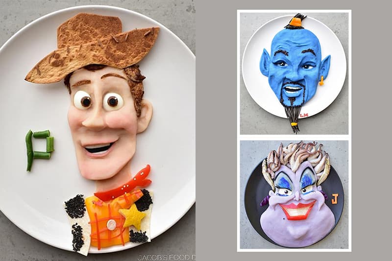 instagram jacobs-food-diaries cartoon art of food Laleh Mohmedi
