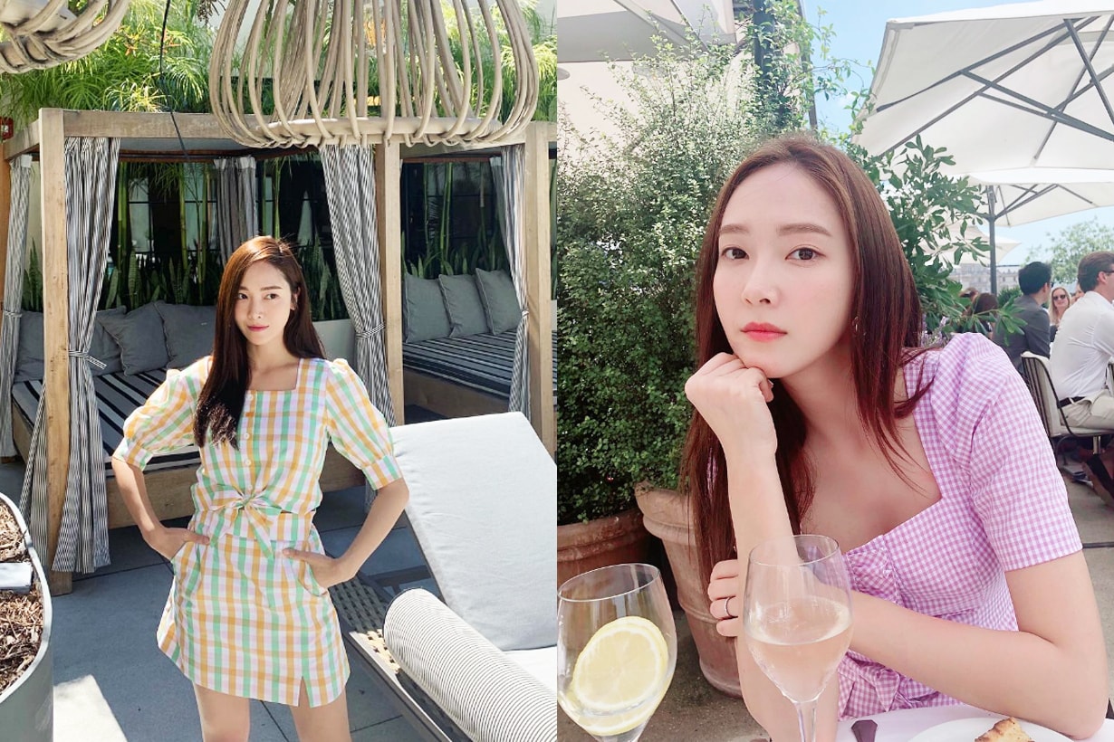Jessica Jung Girls Generation Poolside swimsuit selfie good fit body k pop korean idols celebrities singers