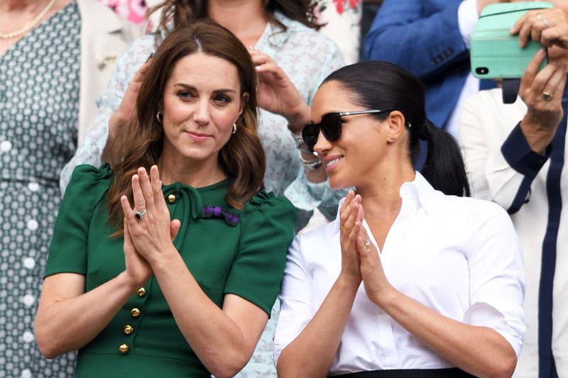 Kate Middleton and Meghan Markle at Wimbledon